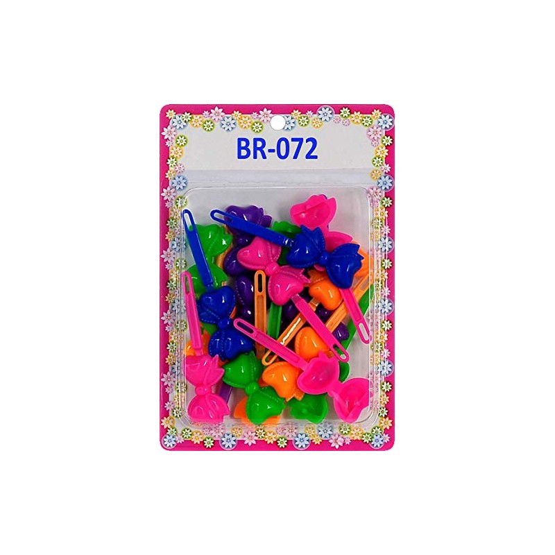 Tara Girls Super Cute Self Hinge Plastic Mulit Design Hair