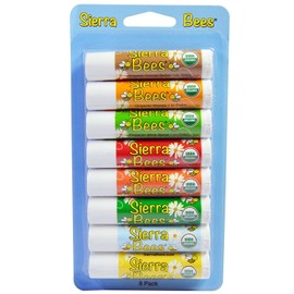 Sierra Bees, Organic Lip Balms, Variety Pack, 8 Pack, 0.15 Oz Each