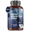 High Strength Magnesium Supplements - 180 Vegan Marine Magnesium Capsules