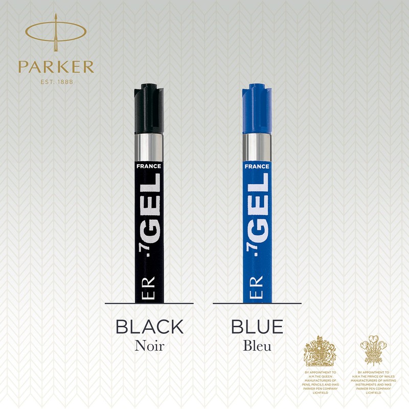 Parker Gel Pen Refill | Medium Tip (0.7mm) | Black