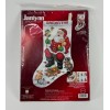 Janlynn Counted Cross Stitch Christmas Stocking Kit Santa & Animals