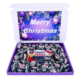 Walkers Nonsuch Liquorice Toffee Gift Box Merry Christmas Toffees Candy Xmas Hamper