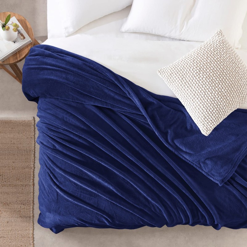 Haffa Fleece Blanket and Throws 400 GSM Fluffy Sofa Throw