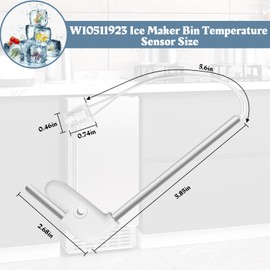 Sthovd W10511923 Ice Maker Bin Temperature Sensor Replacement for Whirlpool Ice Maker Refrigerator WPW10511923 AP6022509 3021097 PS11755842