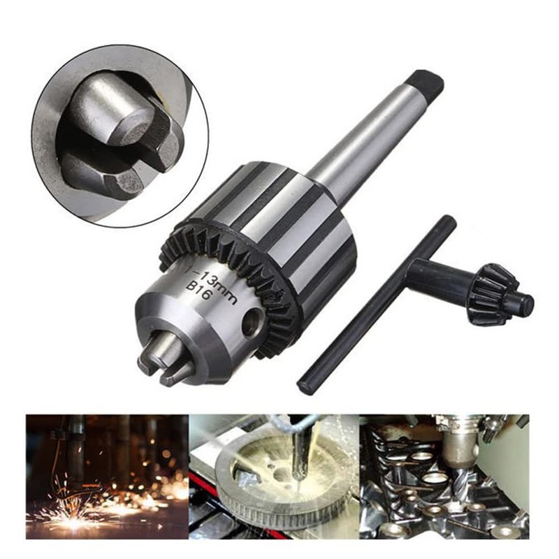 Super Heavy Duty 1/2"(1-13mm) Drill Chuck with Chuck Key and
