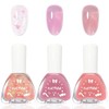 Virellay 3 Pcs Pink Nagellack Set - Schnelltrocknender Nagellack