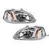 Parts Galaxy Headlight Assembly Set For 1999-2000 Honda Civic Left