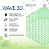 Fresh Products Wave 3D Urinal Screen Virtually Eliminates Urine Splash