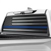 BOGAR TECH DESIGNS Precut Rear Window American Flag Vinyl Decal