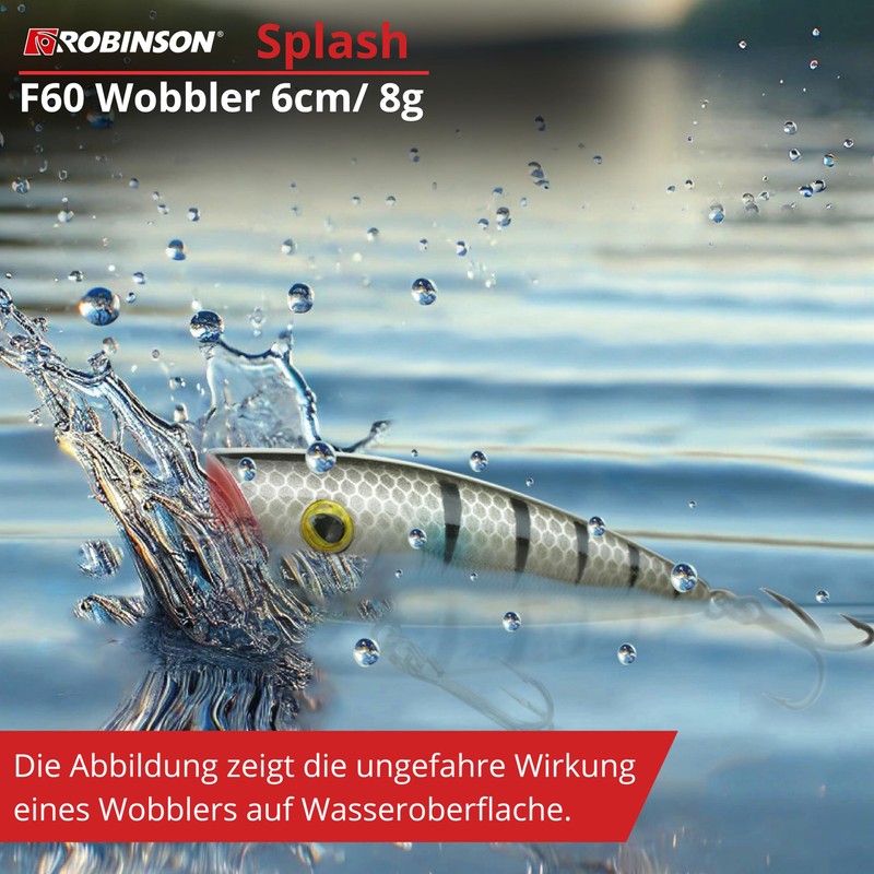 Robinson Fishing Lure for Bass and Pike - Wobbler 60
