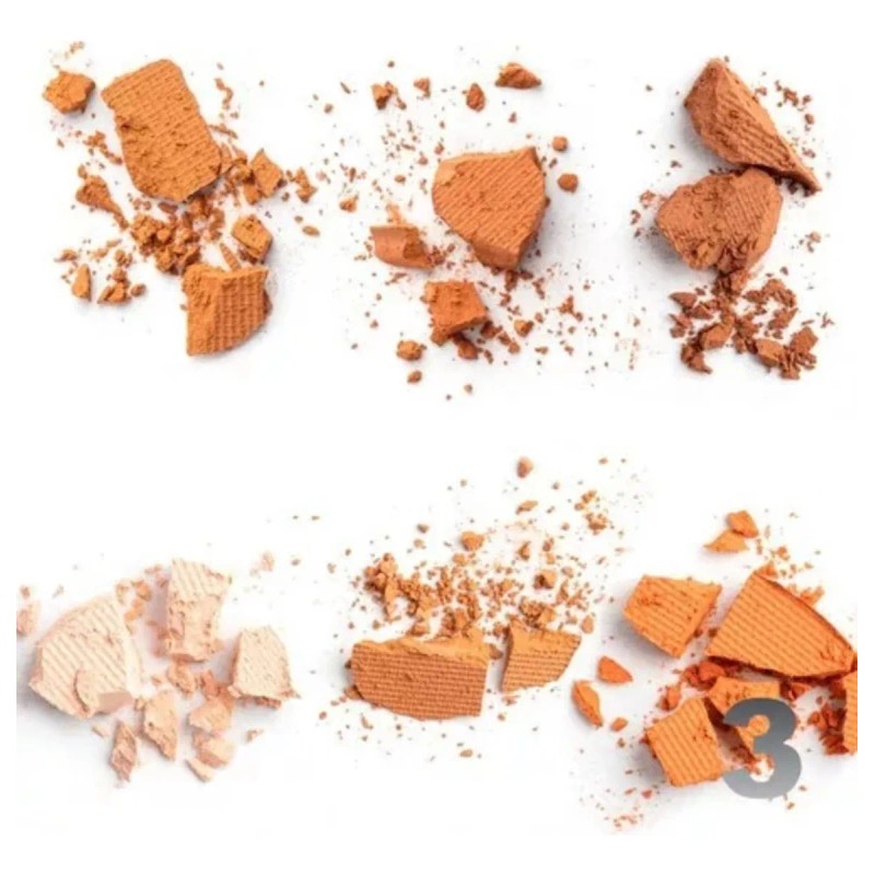 Paletas Pará Rostro Bissu 3 En 1 Rubor Bronceador Iluminador