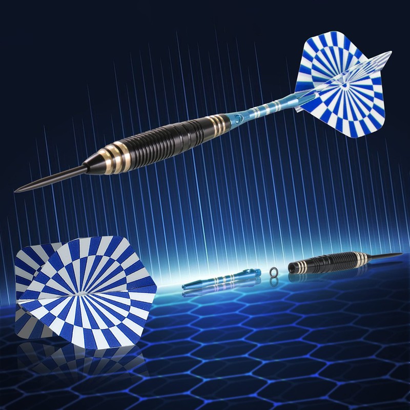 CareGames Steel Tip Darts Set Professional 24g with Carrying case,Aluminium