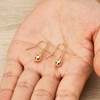Philip Jones Gold Plated Teardrop Earrings