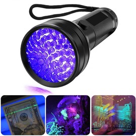 Electronix Express Blacklight Flashlight for Authenticating Drivers Licenses, Currency, Passports