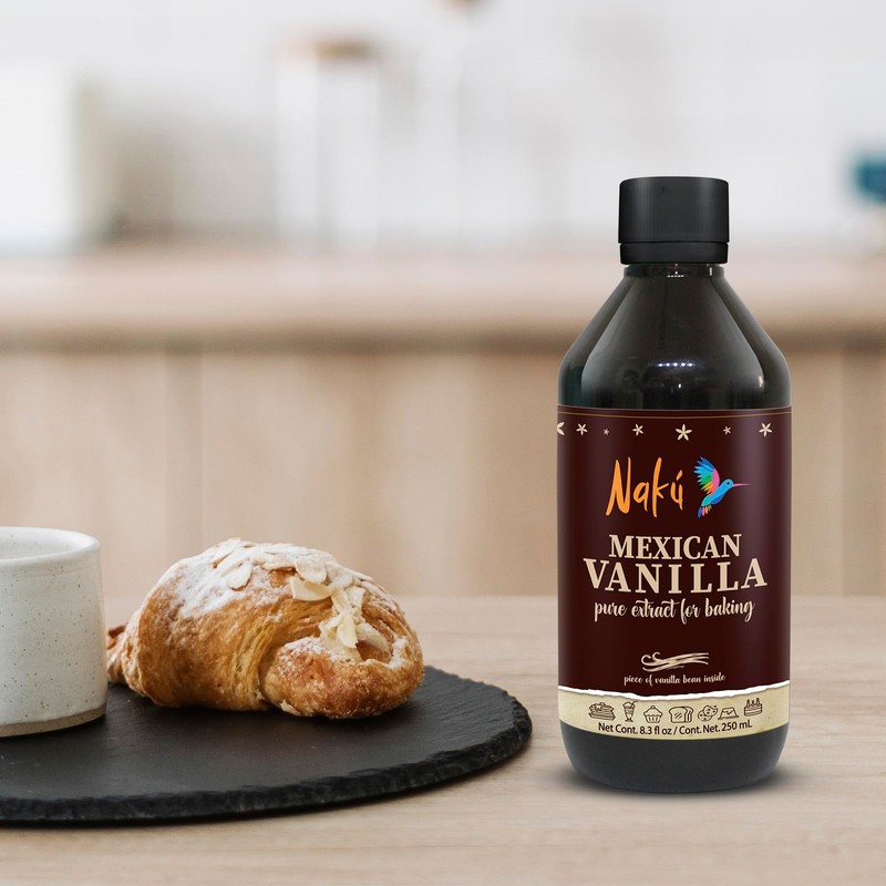 Naku Mexican Vanilla Extract - Pure and Traditional with a