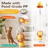 Monotre Interactive Cat Treat Dispenser, 2-in-1 Slow Feeder & Wand,