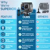 MiPremium Waterproof Case for GoPro Hero 13/12/11/10/9 Black Underwater Diving