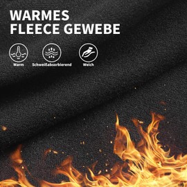 Blicount Tube Scarf Men's Windproof Multifunctional Scarf Neck Warmer Warm Winter Neckerchief Breathable Neck Warmer for Outdoor Skiing Motorcycle Bicycle Jogging, black