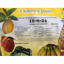 Fruit Fuel Fertilizer - Banana and Fruit Plant Fertilizer - 5lb Bag 16-8-24