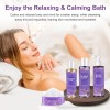 DOYEEWO Lavender Spa Gift Set 7 Piece Bath Essentials Relaxation
