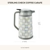 MACKENZIE-CHILDS Coffee Carafe, Stainless-Steel Coffee Carafe for Hot Liquids, 5.5-Cup