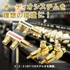 RERACO RCA Splitter 2 Splitter Splitter Adapter Gold Plated Male
