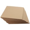 SHEUTSAN 100 Pack 11 x 14 x 1/16 Inch Brown