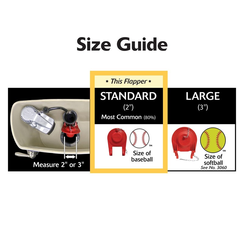 Korky 100BP Ultra High Performance Flapper Fits Most Toilets -