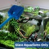 SLSON Aquarium Algae Scraper Double Sided Sponge Brush Cleaner Long