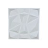 SoundAssured Acoustic Diffuser Panel - Geometric - White - Acoustic