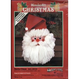 AUNT LYDIA'S WonderArt Christmas Santa Claus Art. #K131 1991