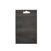 Black with Window Flat Reclosable Storage Bags for Small Business,