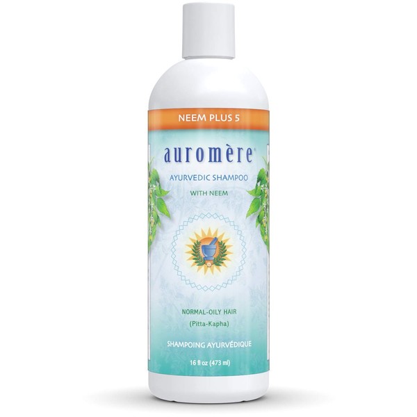 Auromere Ayurvedic Neem Plus 5 Shampoo, 16 fluid ounce by Auromere