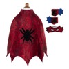 Creative Education Spider Cape Set with Mask & Wristbands, Small