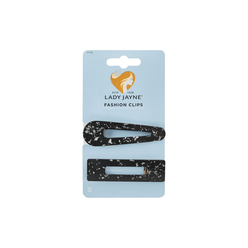 Lady Jayne Fashion Clip 2 Pack Assorted