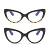 MMOWW Pack of 2 Women's Cat Eye Glasses with Blue