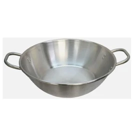 Comal Cazo Grande Para Carnitas Extra Large 22" inch 6.5" Height Stainless Steel Heavy Duty Acero Inoxidable Wok comal Fry