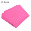 MECCANIXITY Origami Paper Double Sided Fluorescent Pink 6x6 Inch Square