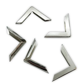 Gobrecht & Ulrich Book-Style Metal Cover 30 x 30 x 4 mm Silver