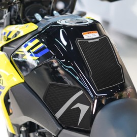 BYEMTTY 3D Traction Pad Tank Kit for Suzuki V-Strom 250 DL250 (2018-2024) Tank Pad (Gray)