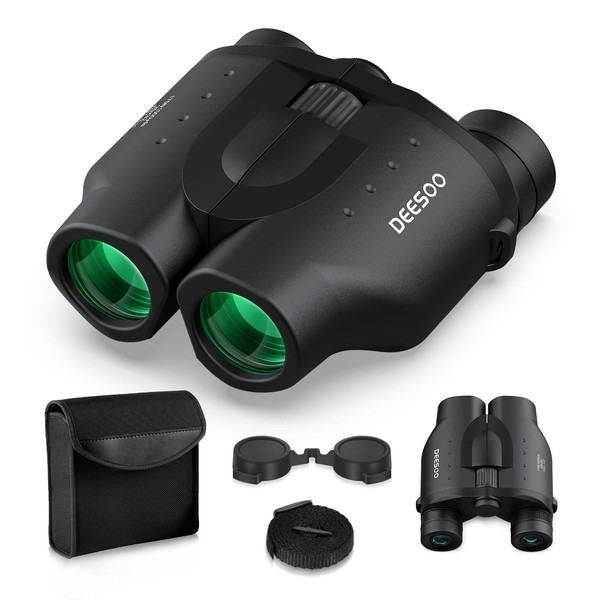 Compact Binoculars for Adults Kids 25x32: Deesoo Small Binoculars with
