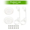 Sungmor Lightweight Metal Flower Pot Stands - 2 Pack 29.7