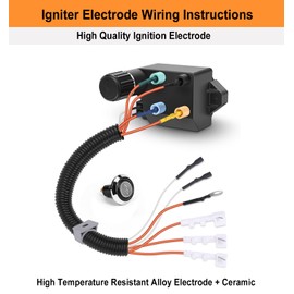 Welbocom 66354 Grill Igniter for Weber Genesis II 310 & 315 Grills;4-Outlet Electronic Ignitor for Weber Genesis II E310 S310 SE310 E315 S315 CE310 Grills;Weber 66354 Igniter Replacement