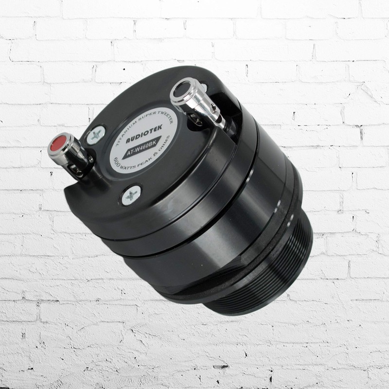 2x Audiotek ATW460BK 1" 600W Car Audio Heavy Duty Titanium