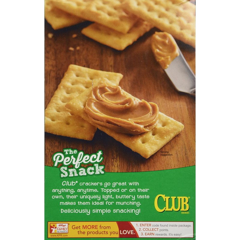 Keebler Club Crackers Original, 13.7 Oz. (Pack of 3)