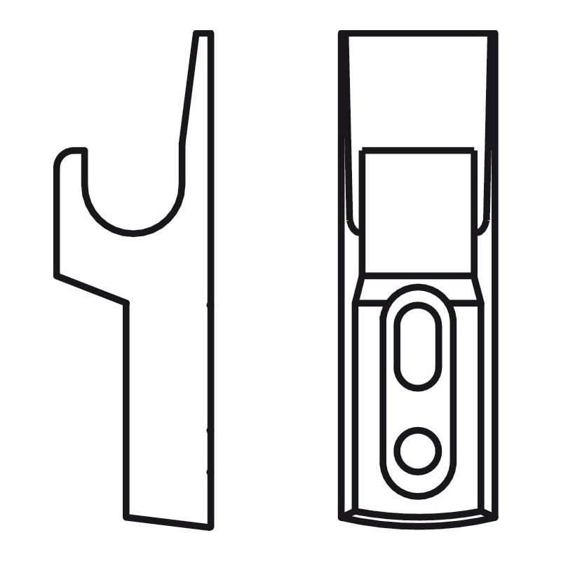 Hook Clip for Opening Push Pull, Mini Latch for Doors