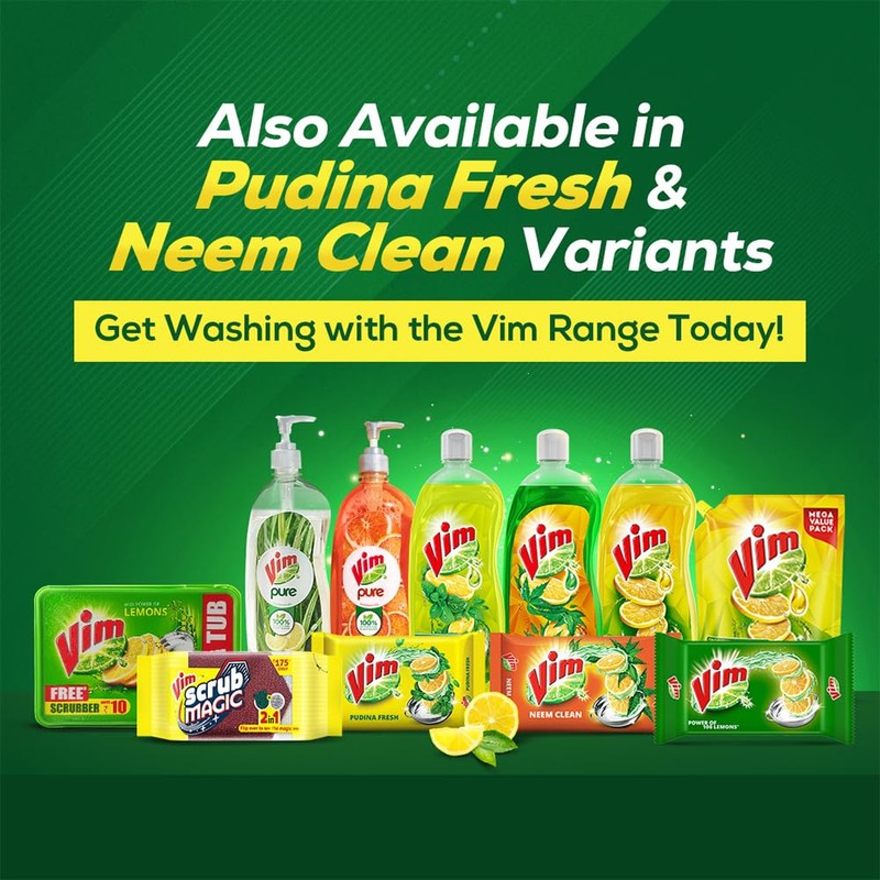 Vim Dishwash Bar, 300 grams - 10.58 oz - India