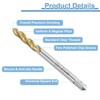 sourcing map 4pcs Spiral Flute Thread Taps, 8-32 UNC H2
