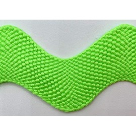 1-1/8 inch Jumbo RIC Rac 12 Yards (Limelite/Green)