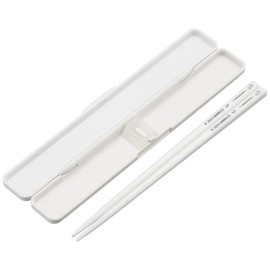 Skater ABC3AG-A Adult Chopsticks & Chopsticks Case Set, Antibacterial, 7.1 inches (18 cm), No Chatting, Made in Japan